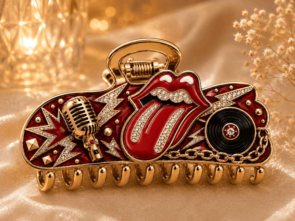 RLST Elegant Gold Hair Clip For Women TMH