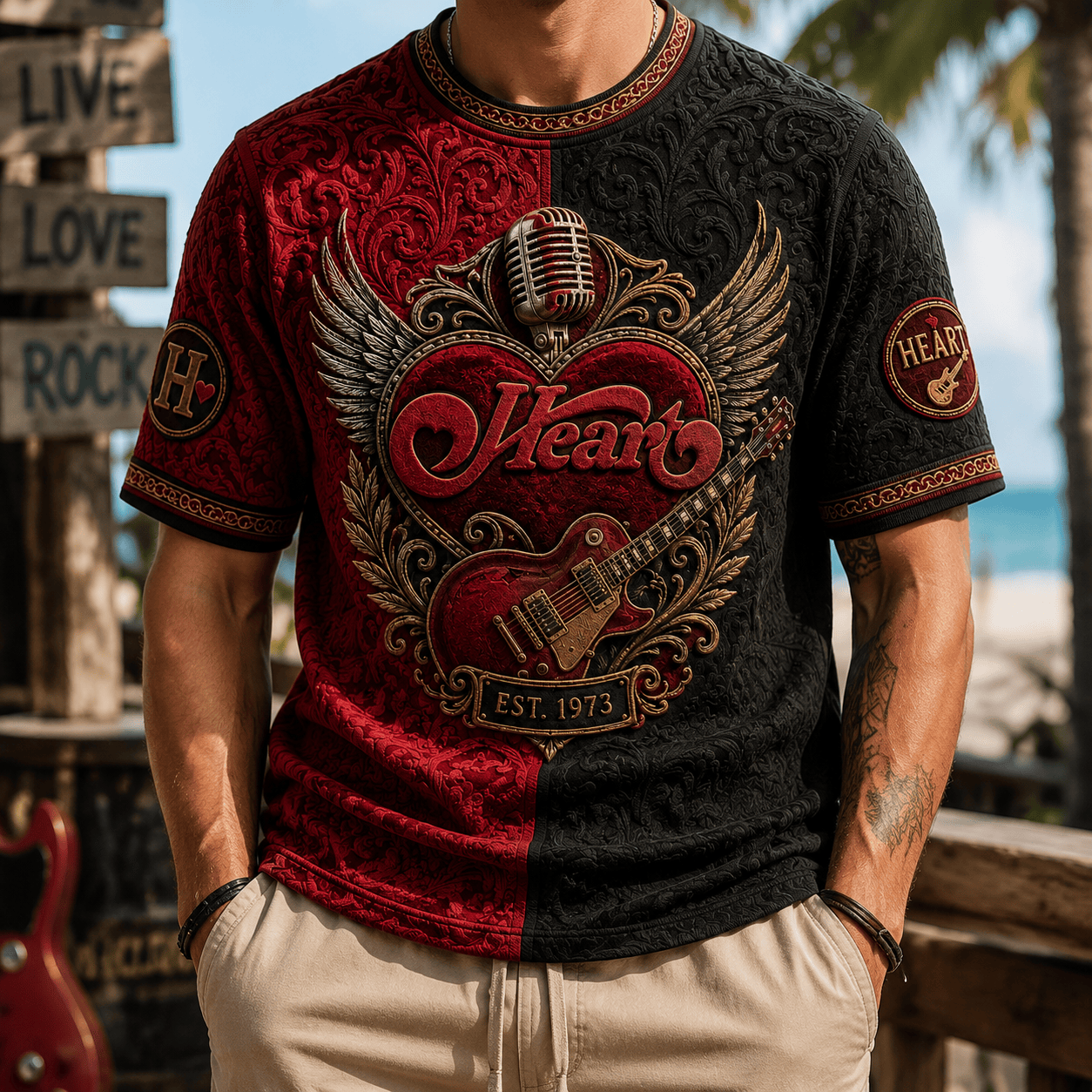 PREMIUM HRT 3D EMBOSS SHIRT NPL