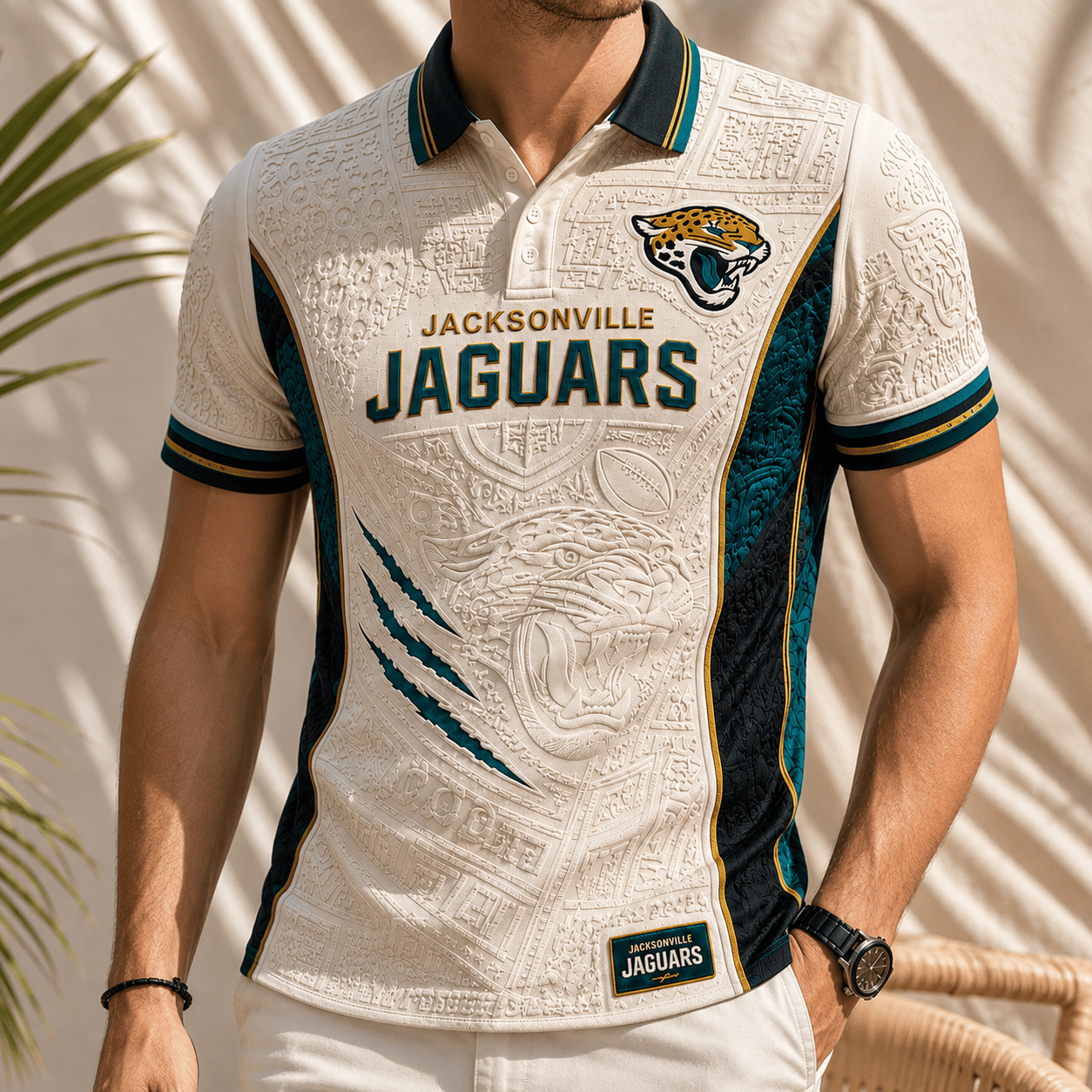 PREMIUM JSVJ EMBOSS POLO SHIRT NTVA