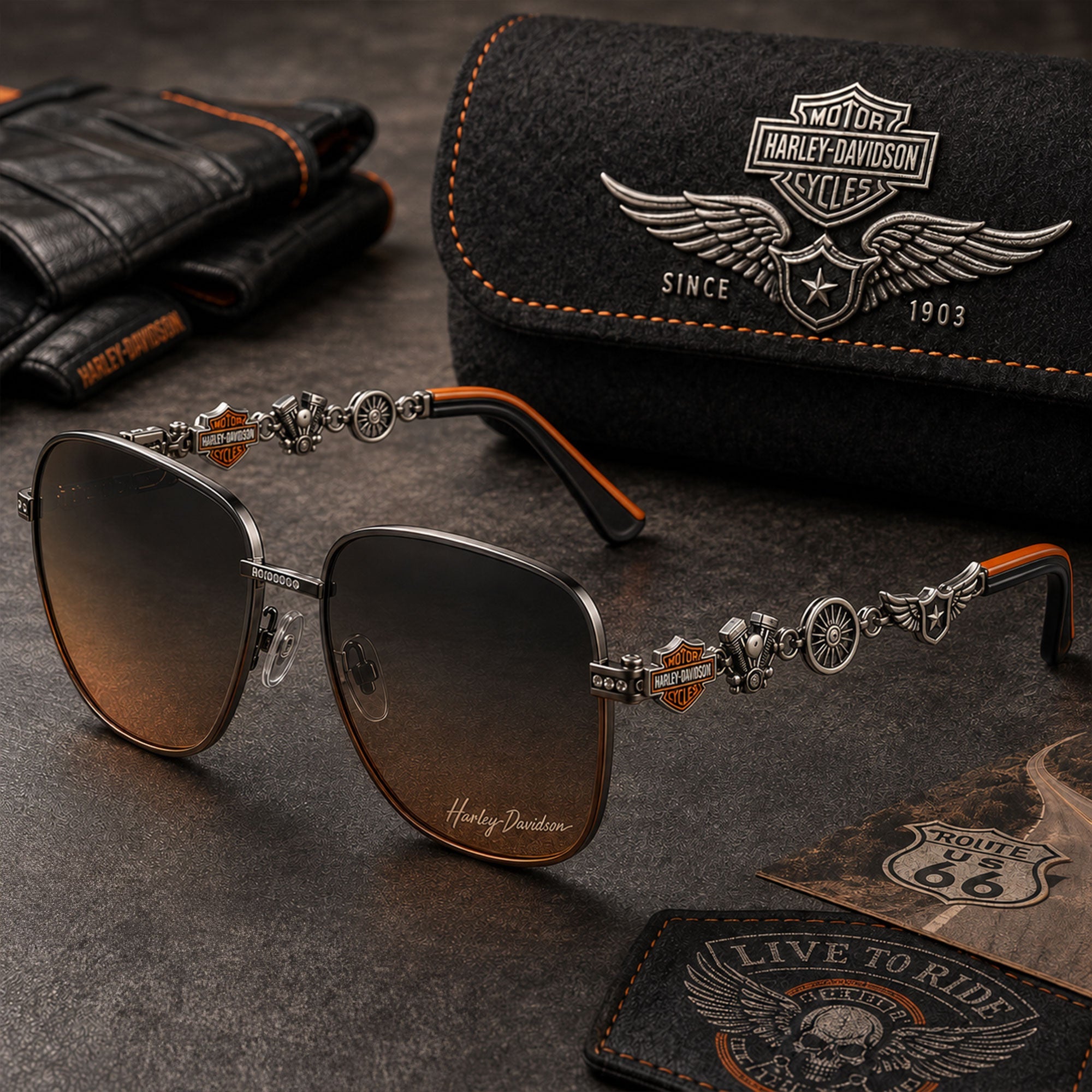 Premium HLDV Sunglasses with Rhinestone TNSM