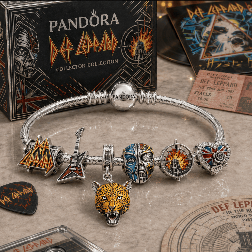 DLPR Silver Charm Bracelet Set NTVA
