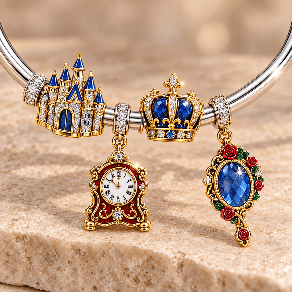 BATB Sliver Charm Bracelet Set TMH