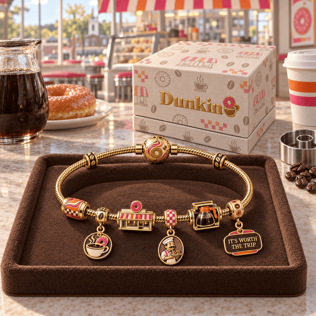 DKDN Gold Charm Bracelet Set HQH