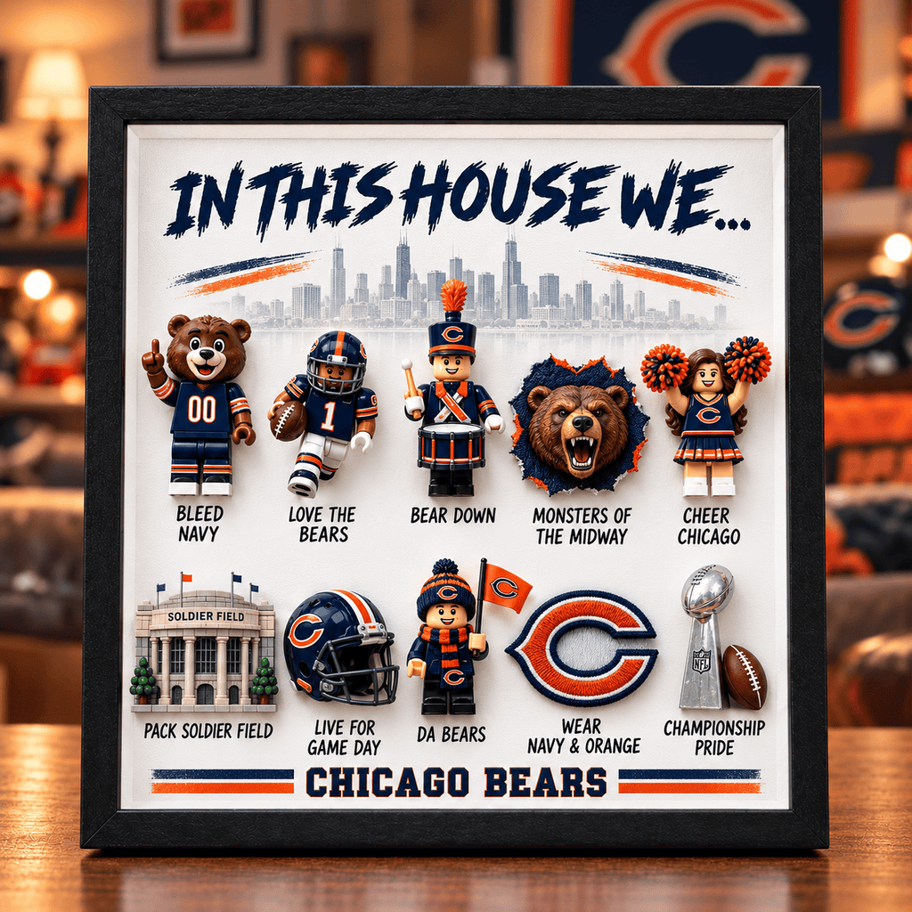 CCB "In This House We…" 3D Fan Display Frame TMH