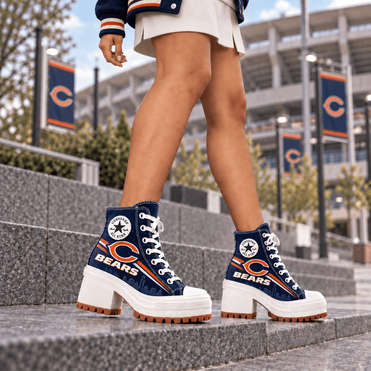 PREMIUM CCB Heeled High-Top Sneakers TMH