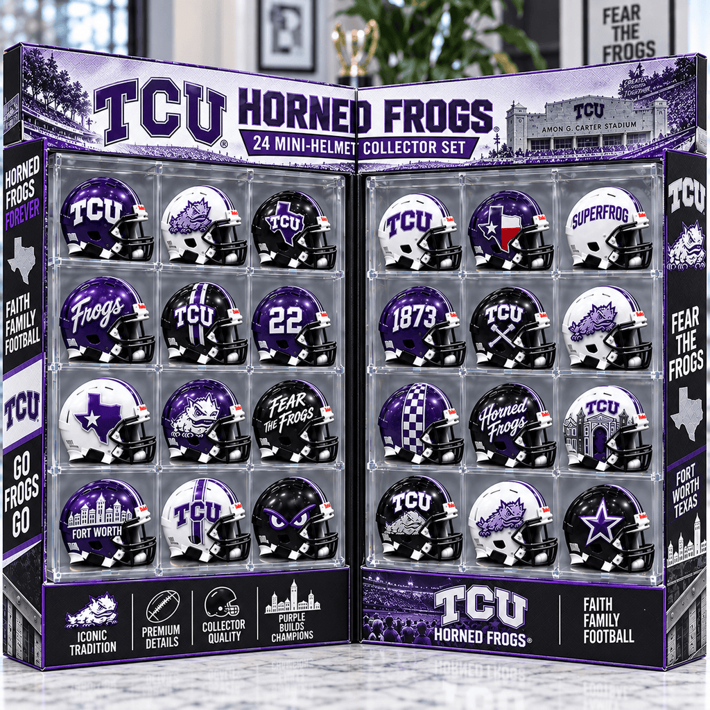 Premium TCU Mini Helmet Advent Calendar NTNA