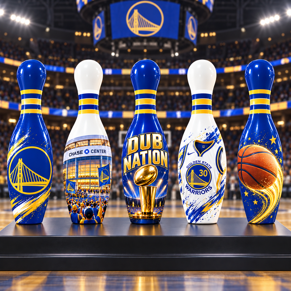 GSW 5-Piece Decorative Bowling Pin Set PNPA