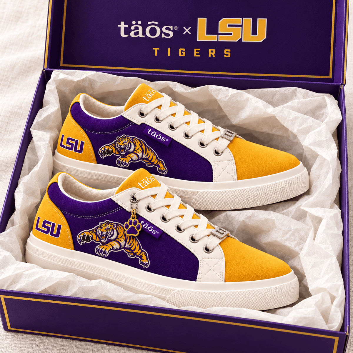 Premium LSU Collegiate Sneakers NTVA