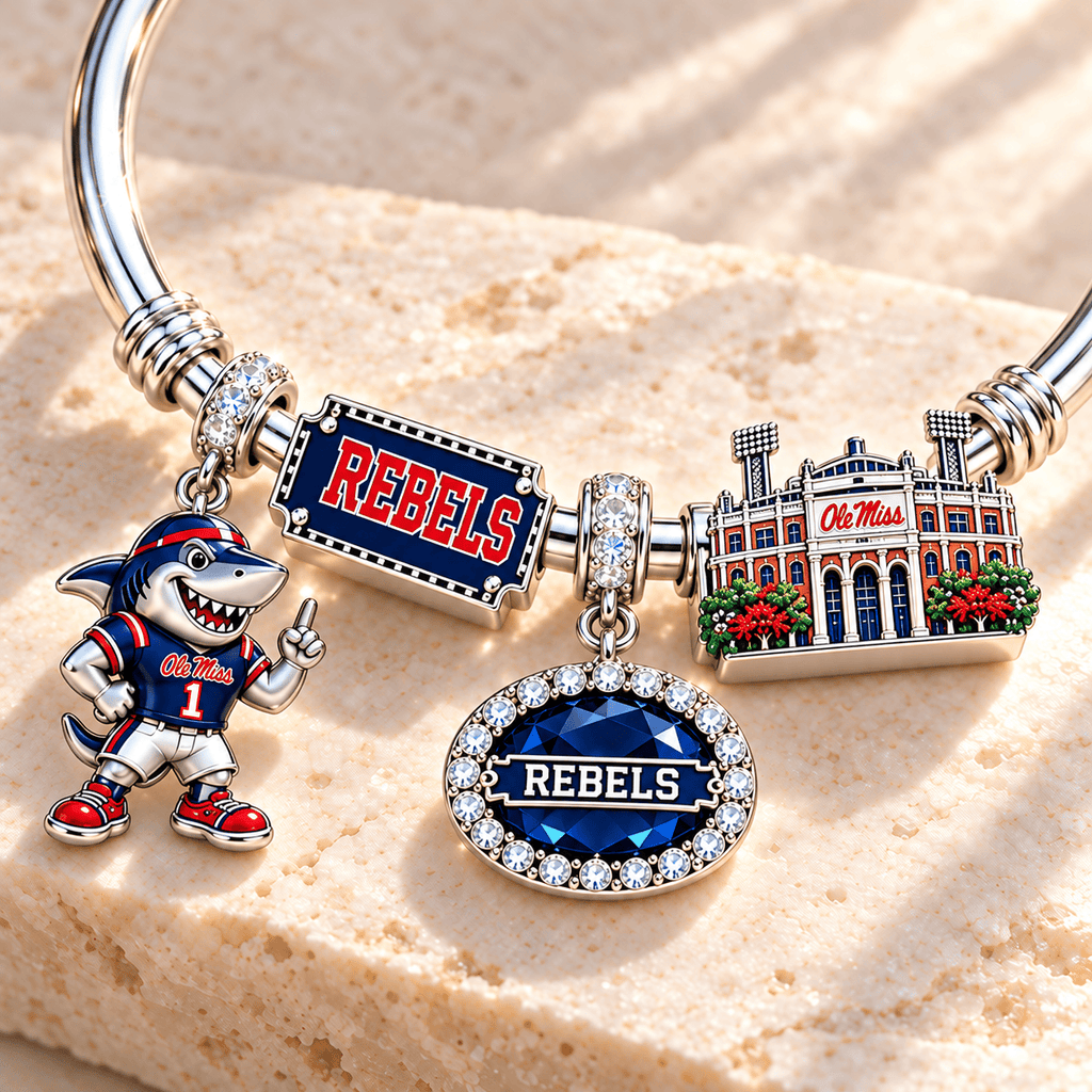 OMR Silver Charm Bracelet Set TMH
