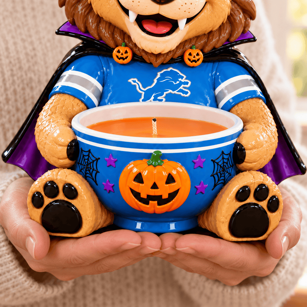 DTLN Halloween Candle Holder – Spooky Game Day Decor PNPA