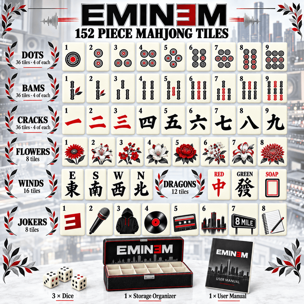 EMN Premium Mahjong Set – Game Night Edition PNPA