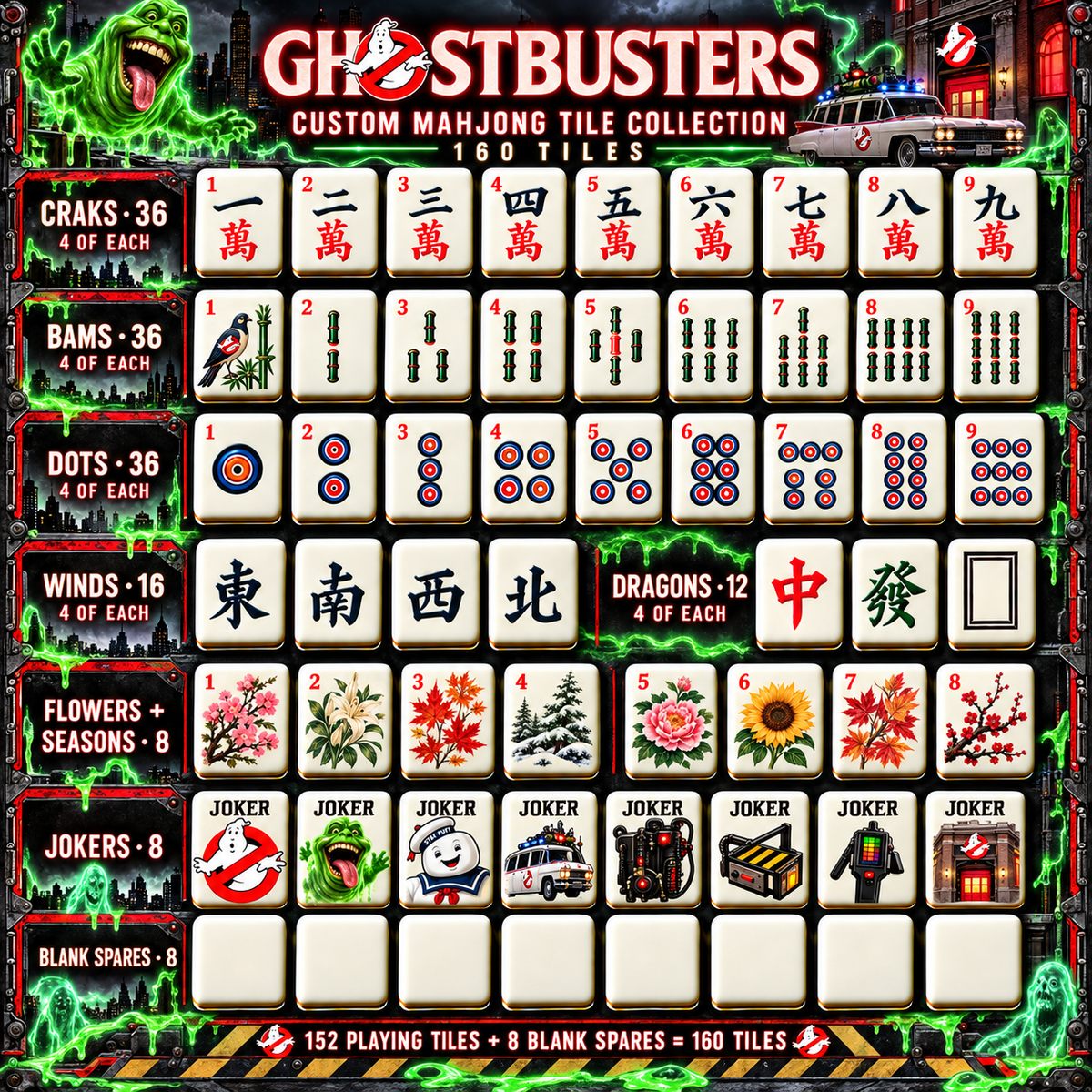 GHBS Premium Mahjong Set – Game Night Edition PNPA