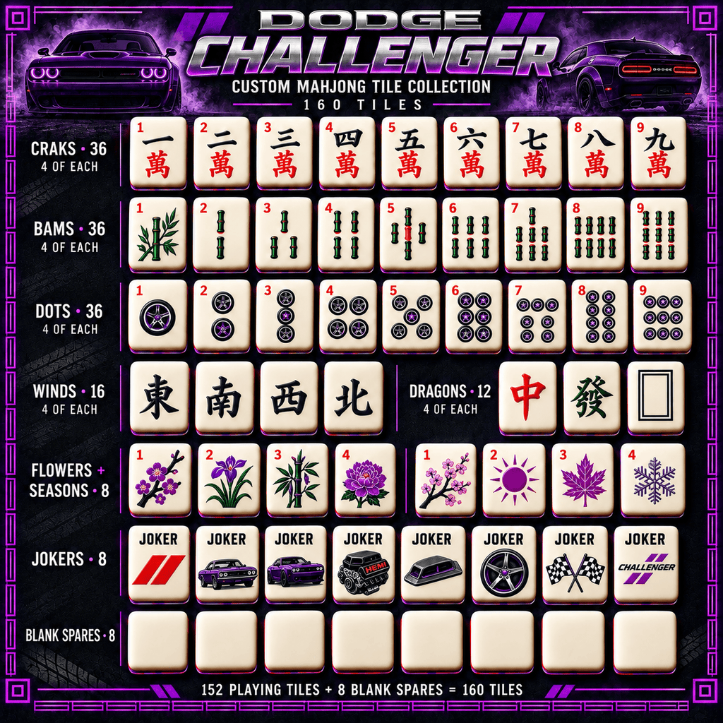 CLGR Premium Mahjong Set – Game Night Edition PNPA