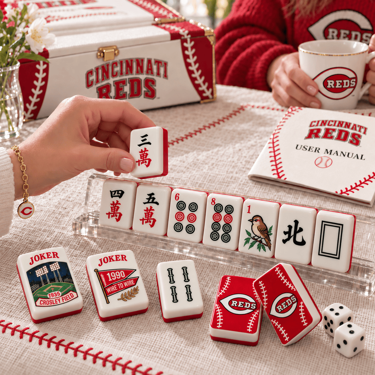 Premium CCR Mahjong Tiles Set TTMH