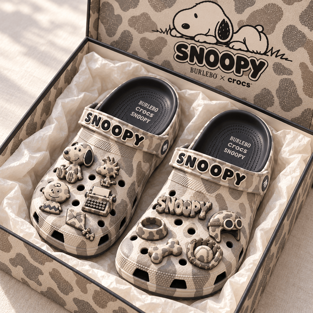 SPNY Premium Deer Camo Charm Clog PTKL