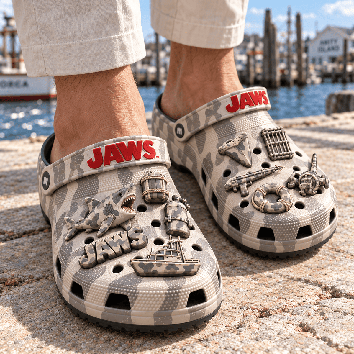 JAWS Premium Deer Camo Charm Clog PTKL