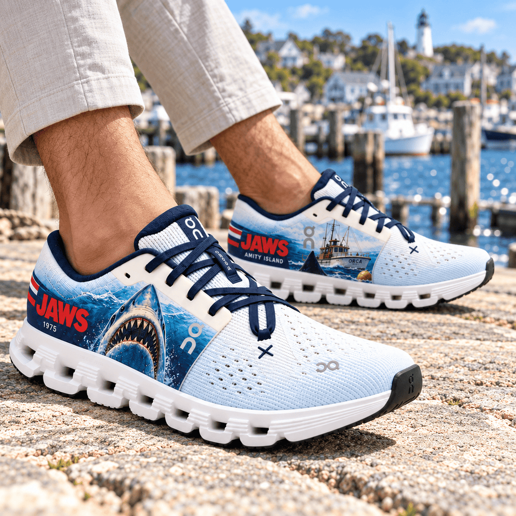 Premium JAWS Monochrome Sneakers HQH