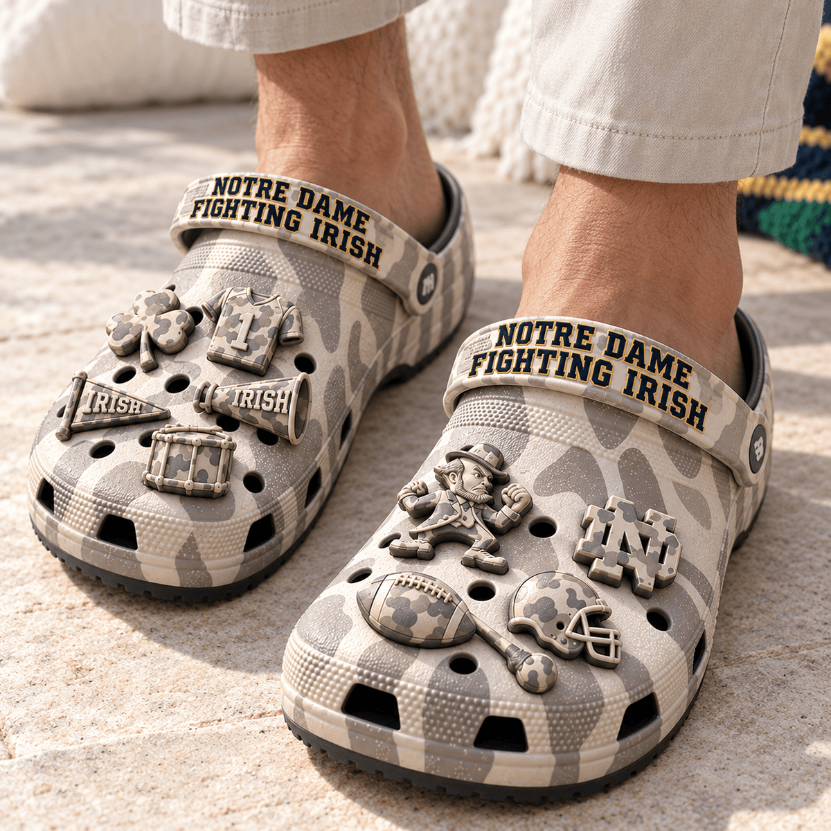 NDFI Premium Deer Camo Charm Clog PTKL